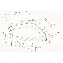 #578 Fleetwood RV fiberglass shower pan