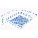 #617 Jayco RV fiberglass shower pan