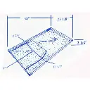 #235 Sunland RV fiberglass shower pan