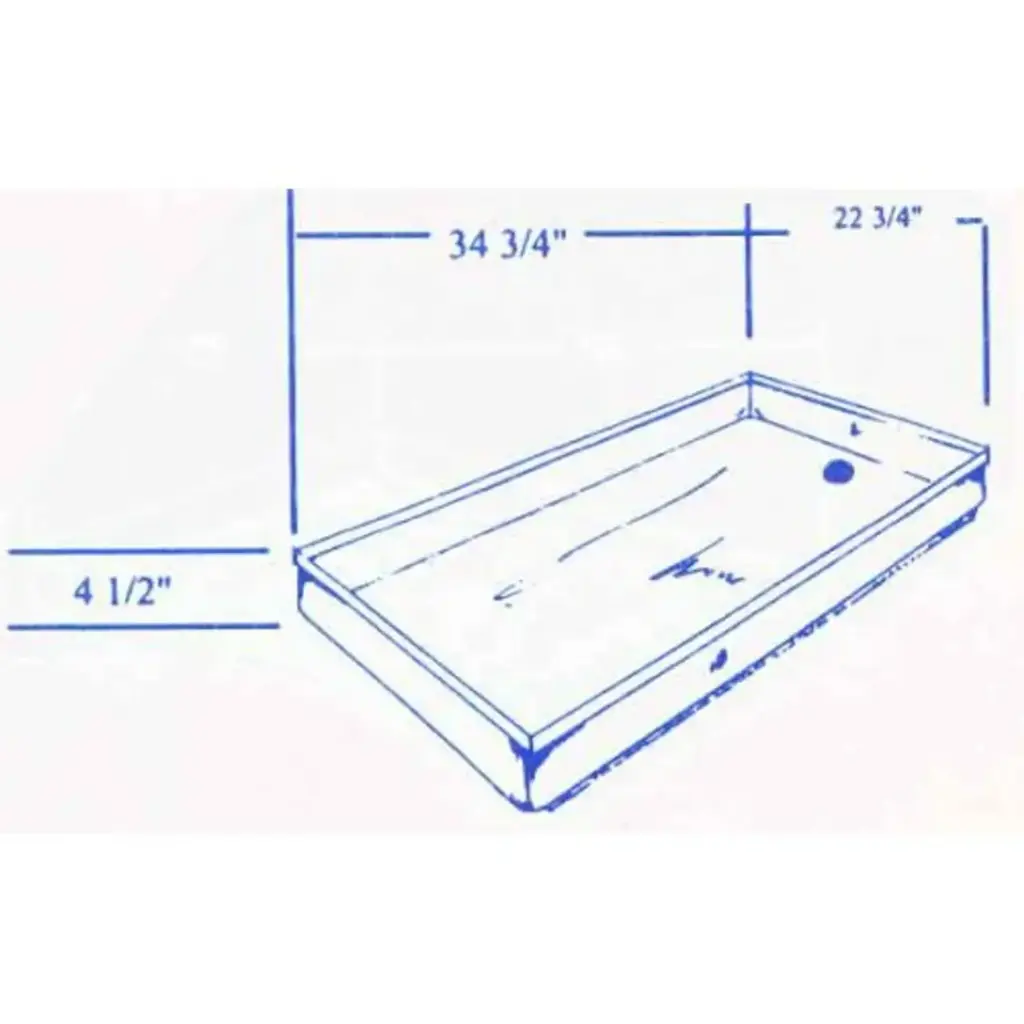 #87 Titan RV fiberglass shower pan