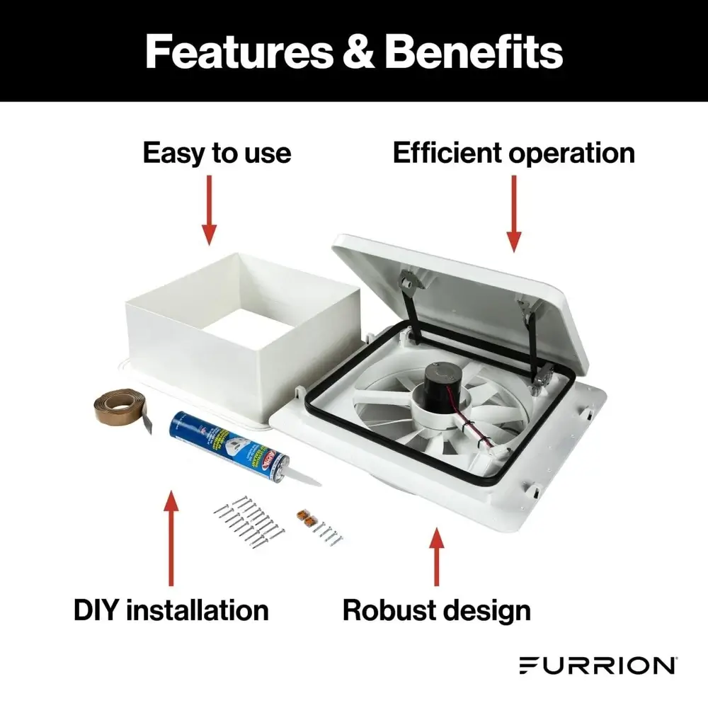 RV Roof Vent Fan Lid Replacement  Kit