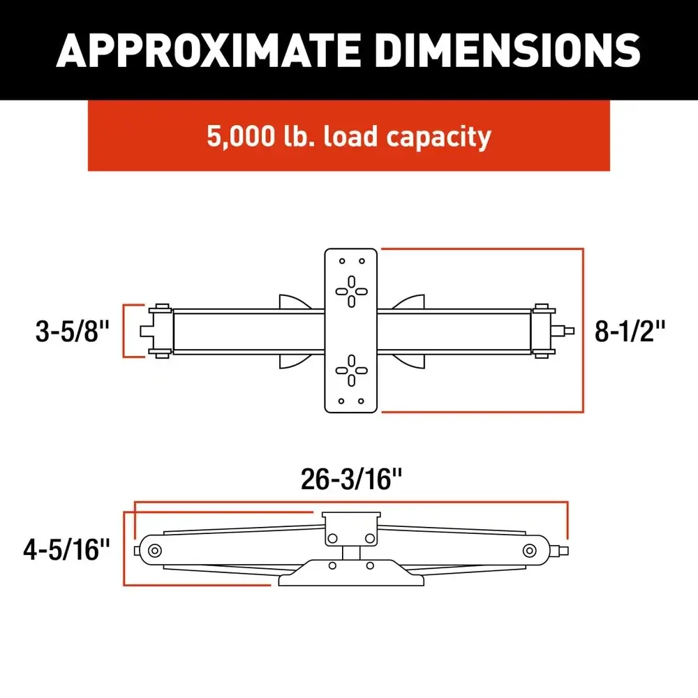 Scissor Jack Kit with Crank Handle