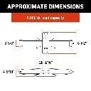 Scissor Jack Kit with Crank Handle