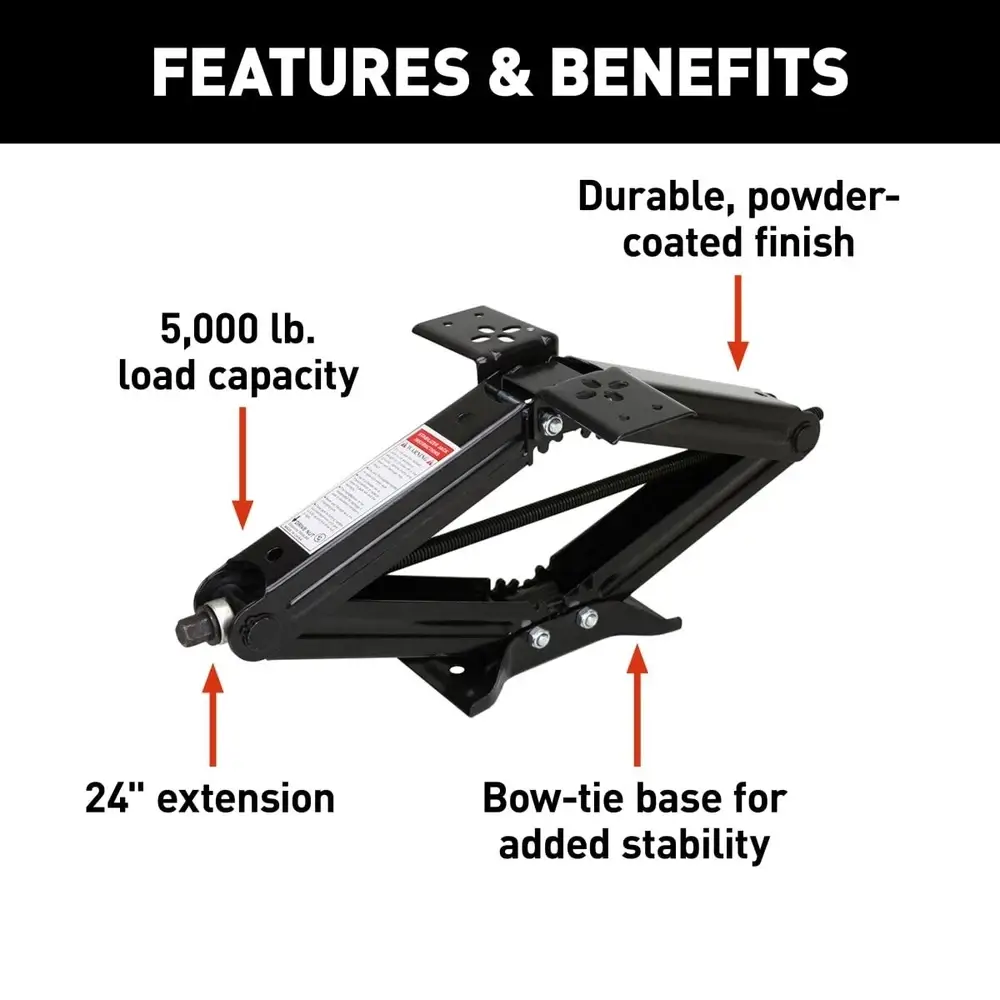 Scissor Jack Kit with Crank Handle