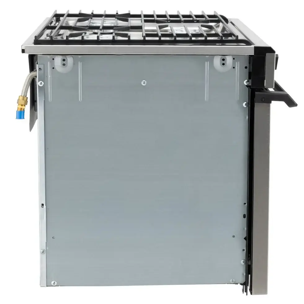 Dometic RV Oven 3-Burner Stove with Range | 21" Tall | Stainless Steel