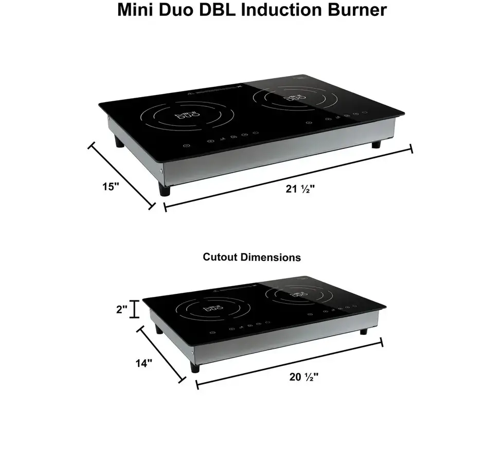 True Induction RV Electric Cooktop | Black