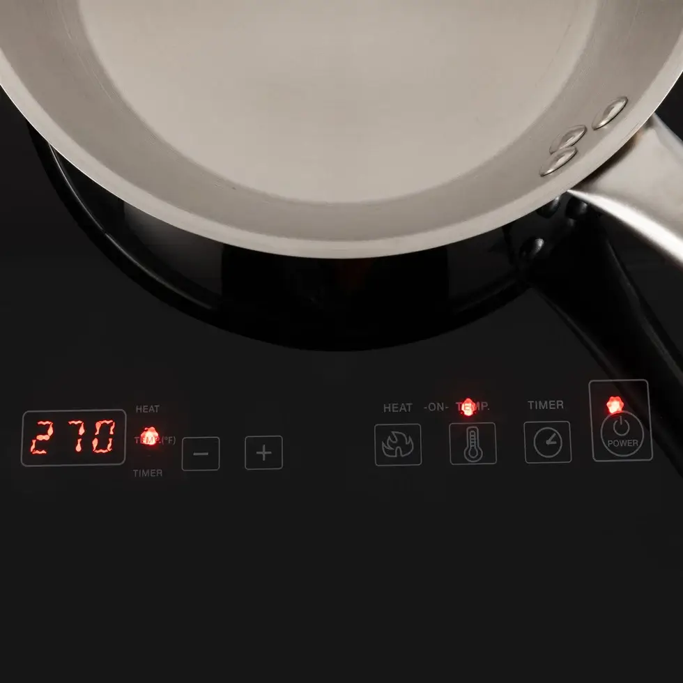 True Induction RV 2-Burner Induction Cooktop | Stainless Steel