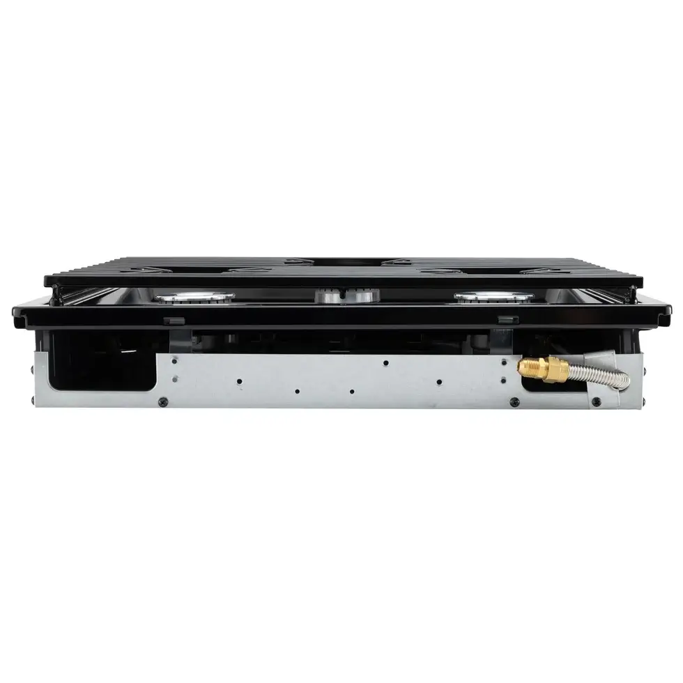 Dometic RV 3-Burner Gas Cooktop | Black