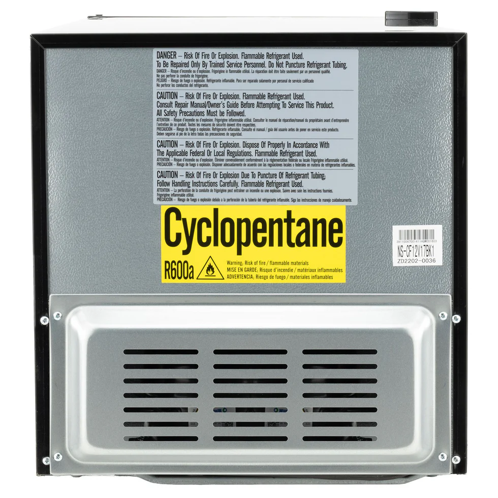 RV Refrigerator | 12 V | 1.7 Cubic Feet | Black