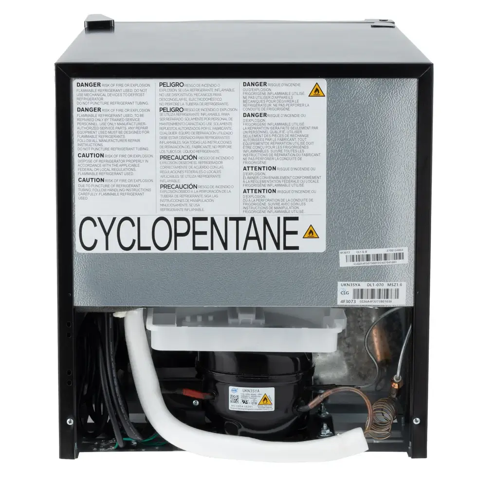 RV Refrigerator | 110V | 1.6 Cubic Feet | Black