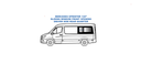 VWD Mercedes Sprinter Van Slider Window 2007+ Driver Side Rear Quarter 144"WB - SL104-SL