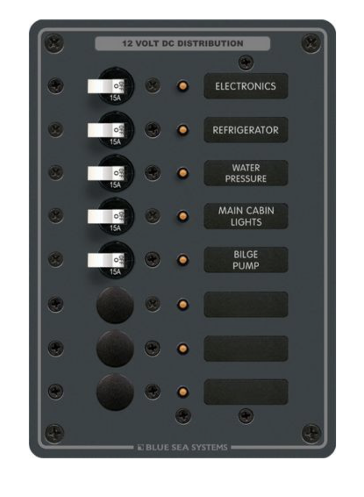 PANEL DC 8 CIRCUIT - BLUE SEA