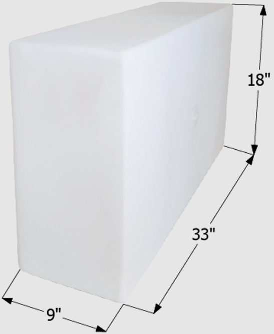 Fresh Water Tank WT2455 - 20 Gal.