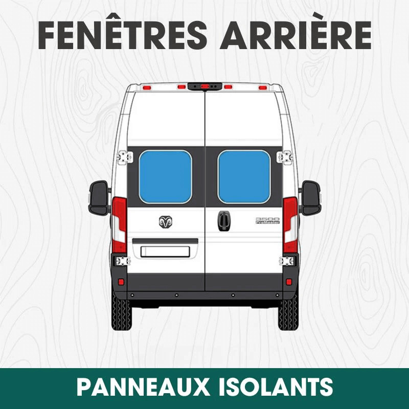 Rear Door Window Covers – Dodge ProMaster (Pair)