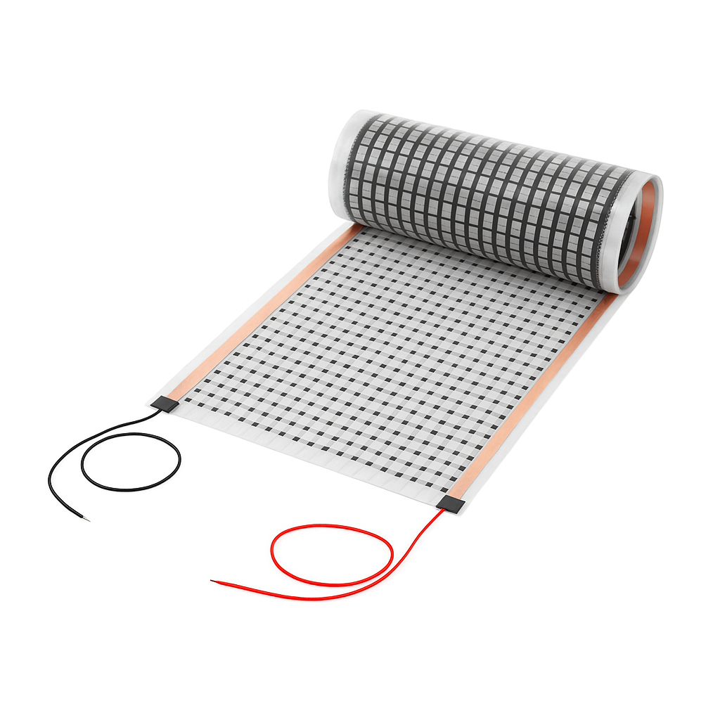 12V heating under floor film