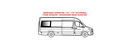 VWD Mercedes Sprinter Van Window 2007+ Passenger Side Rear Quarter (170" WB) - DTSPCR006-T068399R