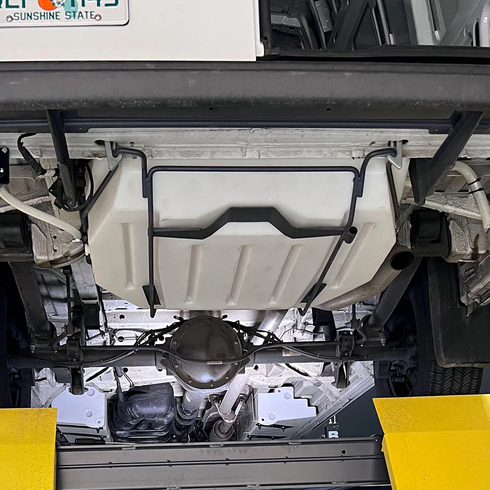 37 GALLON SPARE TIRE REPLACEMENT FRESH WATER TANK 2007-2025 MERCEDES SPRINTER 144" & 170" (10-3001)