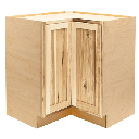 RV Lazy Susan Base Cabinet Rustic Hickory