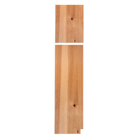 RV Pantry Cabinet Left & Right Side End Panel | Rustic Hickory