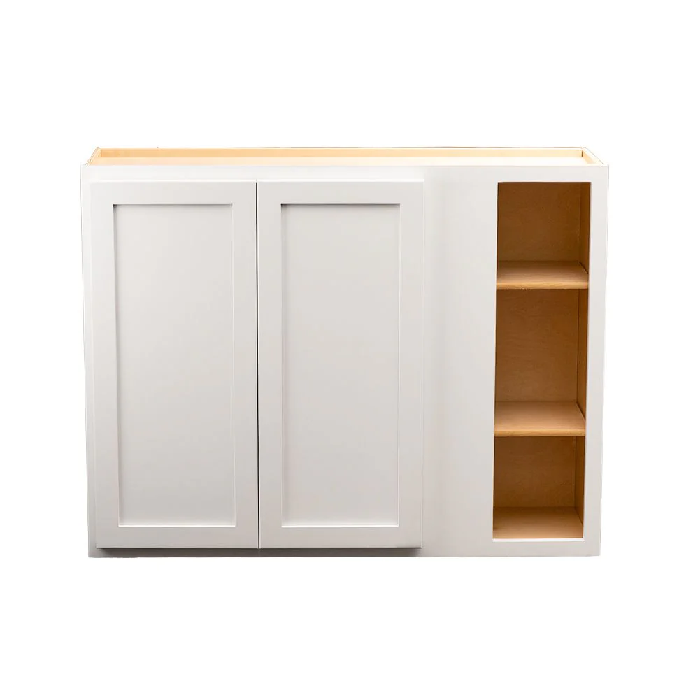 RV Blind Corner Wall Cabinet | Pure White