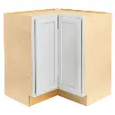 RV Easy Reach Corner Base Cabinet | Pure White