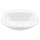 ToughGrade Single Bowl 20" Long x 16" Wide Bathroom Sink
