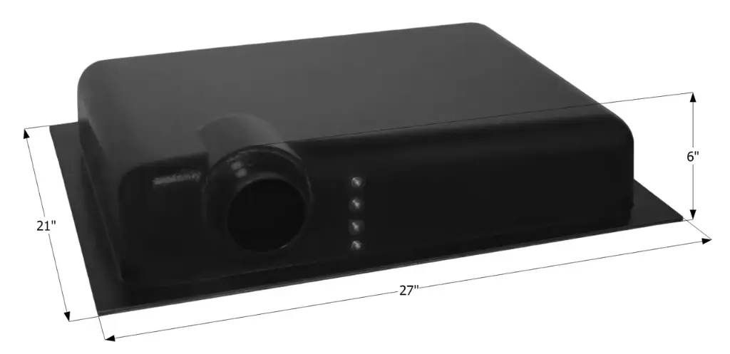 Holding Tank Left Side Drain HT107SD