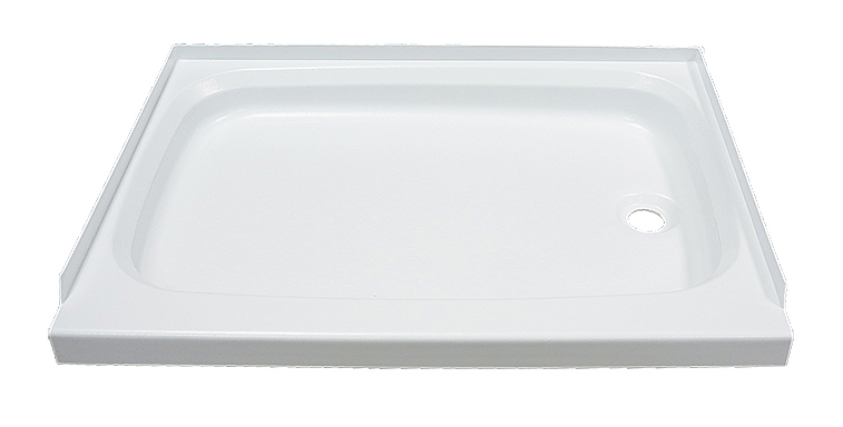 Shower Pan with Right Drain 