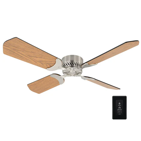 RV Ceiling Fan | 36" Oak Brush Nickle | 12 Volt