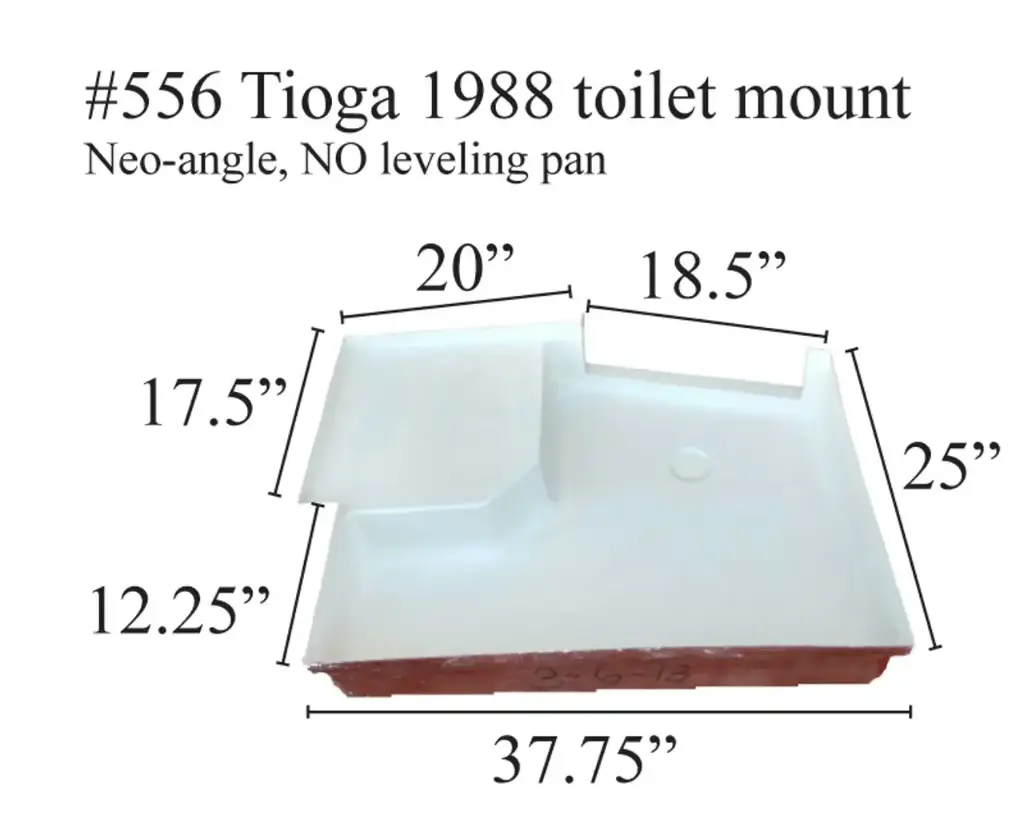 #556 Fleetwood RV fiberglass shower pan