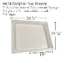 #474 Dolphin RV fiberglass shower pan