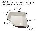 #326 Nomad RV fiberglass shower pan