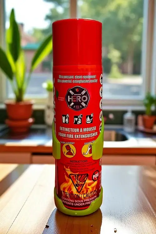 Reinoldmax aerosol foam fire extinguisher