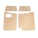 2019+ Sprinter Van Rear Door Panel Kit - Plywood