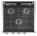 Furrion 3-Burner Gas RV Cooktop with Glass Cover - 20" Stainless Steel