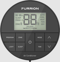Furrion Chill® Multi-Zone RV Wall Thermostat - 3 Fan Speeds, Black (R410A Refrigerant Compatible)