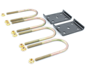 Trailer Axle U-Bolt Mounting Kit - 4,400-lb. Axles, 3" Axle Tube, 1/2"-20 Thread Size, 6-1/2" Length