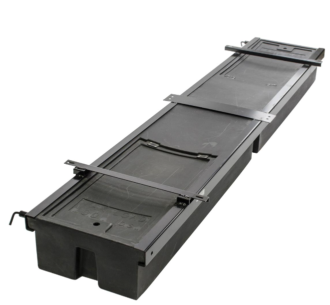 RV Underchassis Large Double Bin Storage System - 99.5" x 22.5"