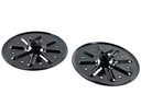 Lippert Replacement 5th Wheel Landing Gear Foot Pads - 9" Round, 2-Pack #314667