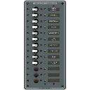 120V PANEL AC 11 CIRCUIT + MAIN - BLUE SEA