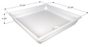 Shower Pan Center Drain SP2424