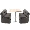 RV Dinette Booth with Table | 44" Slate