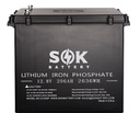 SOK – 12V 206Ah Lithium Battery, Bluetooth, Self-Heating, with Plastic Case