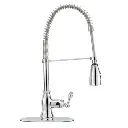 RV Kitchen Faucet Pull Down Gooseneck | Chrome with Tea-Pot Handle