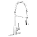 RV Kitchen Faucet Pull Down Gooseneck | Chrome