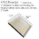 #732 Prowler RV fiberglass shower pan