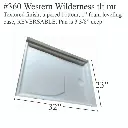 #360 Western Wilderness RV fiberglass shower pan